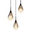 Suspension Globo KRYS Noir, 3 lumières