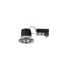 Spot encastrable Nordlux UMBERTO LED Nickel mat, Noir, 1 lumière