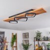 Plafonnier Pompu LED Écru, Noir, 1 lumière