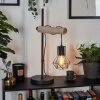 Lampe de table Bardhaman Noir, 1 lumière