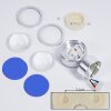 Applique murale Indore LED Aluminium, 2 lumières