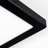 Plafonnier Canditas LED Noir, 1 lumière