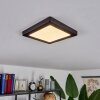 Plafonnier Canditas LED Noir, 1 lumière