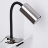 lampe â clipper Javel Nickel mat, Noir, 1 lumière lampe â clipper Javel Nickel mat, Noir, 1 lumière
