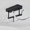 Plafonnier Khovet LED Noir, 1 lumière