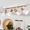 Plafonnier Kouek Écru, Blanc, 4 lumières
