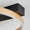 Plafonnier Cajean LED Noir, 1 lumière
