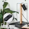 Lampe de table Arbrentin Écru, Noir, 1 lumière