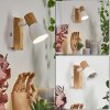Applique murale Kouek Écru, Blanc, 1 lumière