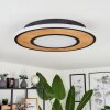Plafonnier Chrop LED Noir, 1 lumière