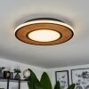 Plafonnier Chrop LED Noir, 1 lumière