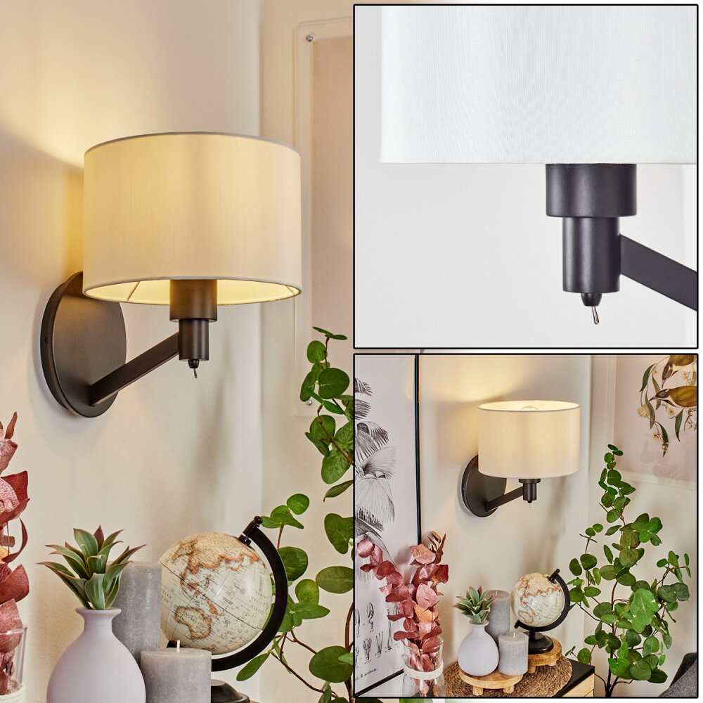 Applique murale Manhenha Noir, 1 lumière main product photo