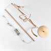 Lampadaire Lavaca LED Laiton, 2 lumières