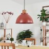 Suspension Chipou Rouge, 1 lumière