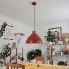 Suspension Chipou Rouge, 1 lumière