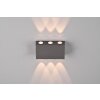 Applique murale d'extérieur Trio Clyde LED Anthracite, 2 lumières