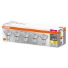 OSRAM Lot de 5 LED GU10 2,6 watt 2700 kelvin 230 lumen OSRAM Lot de 5 LED GU10 2,6 watt 2700 kelvin 230 lumen