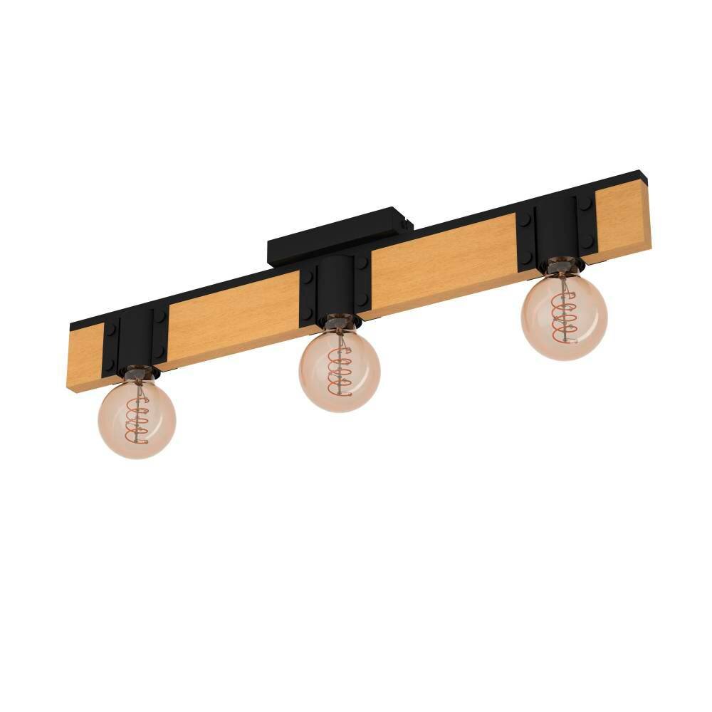 Plafonnier Eglo BAILRIGG Écru, Noir, 3 lumières main product photo