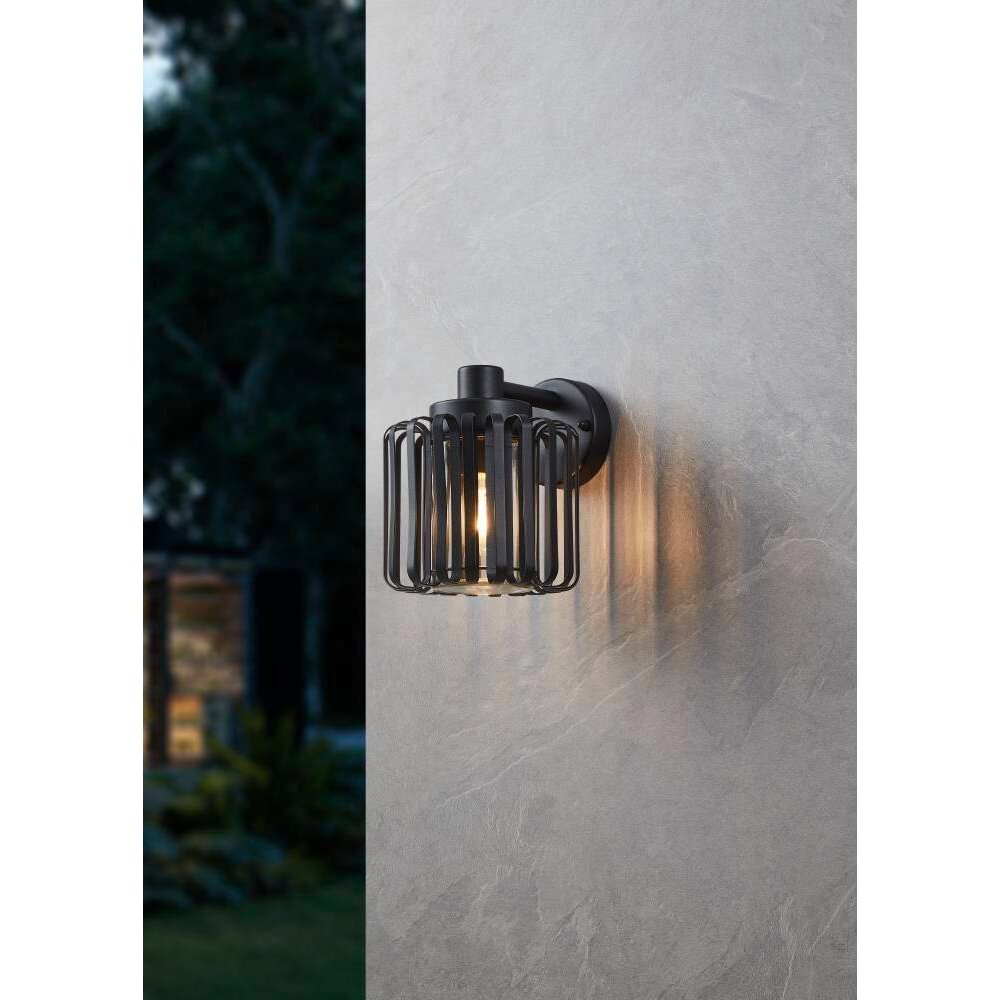 Applique murale d'extérieur Eglo SELINUS Noir, 1 lumière main product photo