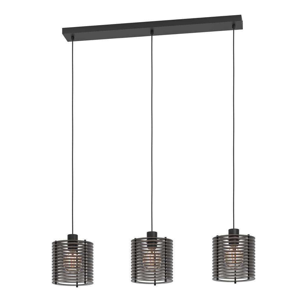 Suspension Eglo SEGOVIA Noir, 3 lumières main product photo