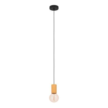 Suspension Eglo POZUETA Écru, Noir, 1 lumière
