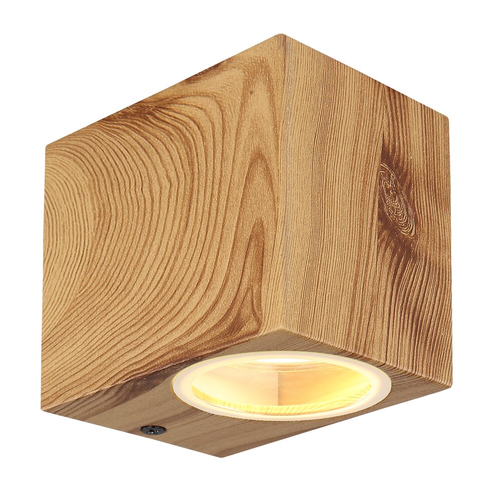 Applique murale d'extérieur Globo VERONIKA Couleur bois, 1 lumière main product photo