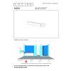 lampe miroir Lucide ALEXA LED Noir, 1 lumière