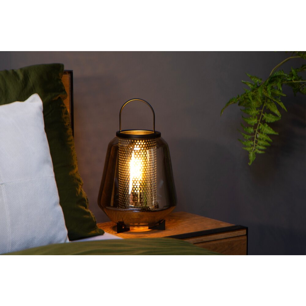 Lampe de table Lucide SISKA Noir, 1 lumière main product photo