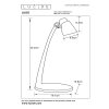 Lampes de table Lucide LUDO LED Blanc, 1 lumière