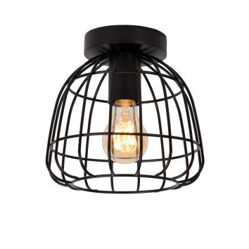Plafonnier Lucide FILOX Noir, 1 lumière