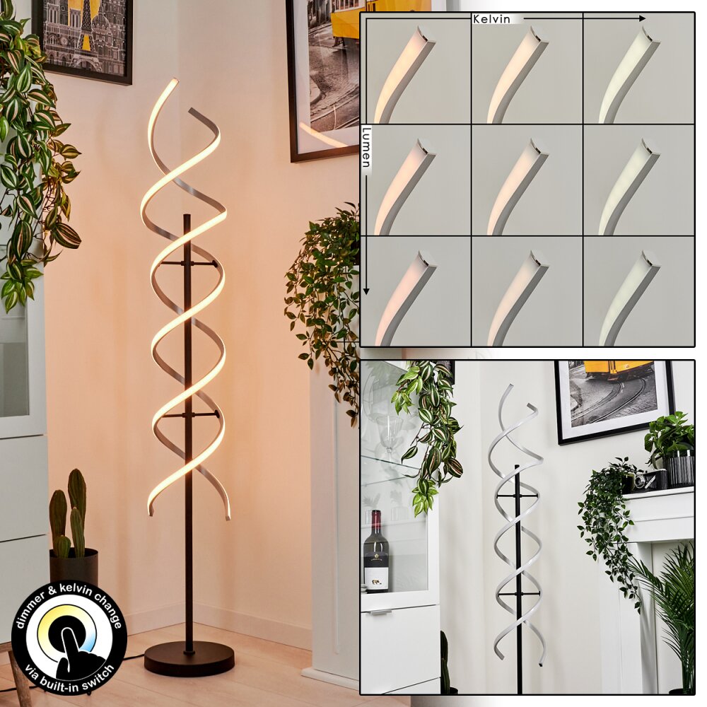 Lampadaire Khovet LED Noir, 1 lumière main product photo