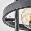 Lampadaire Theareabarivat Anthracite, 3 lumières