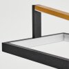 Suspension Rung LED Noir, 1 lumière