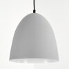 Suspension Bakou Gris, 1 lumière