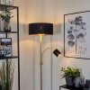 Lampadaire Murteirinha Laiton, Noir, 2 lumières