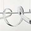 Suspension Dauntey LED Nickel mat, 1 lumière