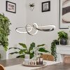 Suspension Dauntey LED Nickel mat, 1 lumière