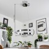 Suspension Rosemond LED Chrome, 1 lumière