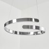 Suspension Rosemond LED Chrome, 1 lumière