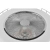 Ventilateur de plafond Reality Sandfjord LED Chrome, 1 lumière, Télécommandes