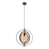 Suspension Steinhauer Muoversi Noir, 1 lumière