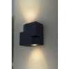Applique murale d'extérieur Lutec Marbo Anthracite, 2 lumières