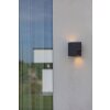 Applique murale d'extérieur Lutec Marbo Anthracite, 2 lumières