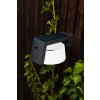 Lampe solaires Lutec Moon LED Anthracite, 1 lumière, Détecteur de mouvement
