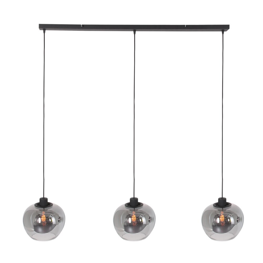 Suspension Steinhauer Lotus Noir, 3 lumières main product photo