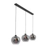 Suspension Steinhauer Lotus Noir, 3 lumières