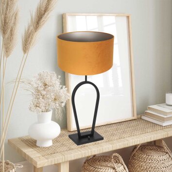 Lampe de table Steinhauer Stang Noir, 1 lumière Lampe de table Steinhauer Stang Noir, 1 lumière