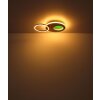 Plafonnier Globo FORSI LED Blanc, 2 lumières, Télécommandes, Changeur de couleurs