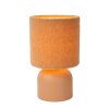 Lampe de table Lucide WOOLLY Jaune, 1 lumière