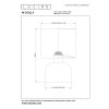 Lampe de table Lucide WOOLLY Rose, 1 lumière